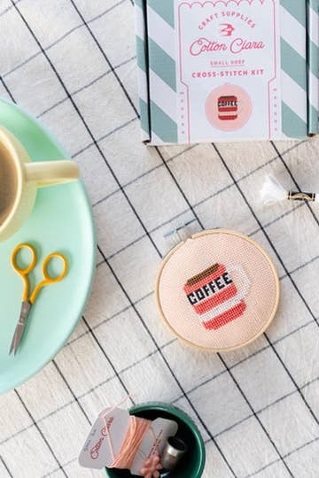 Coffee Cross Stitch Kit