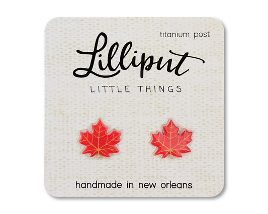 Maple Leaf Earrings // Fall Earrings