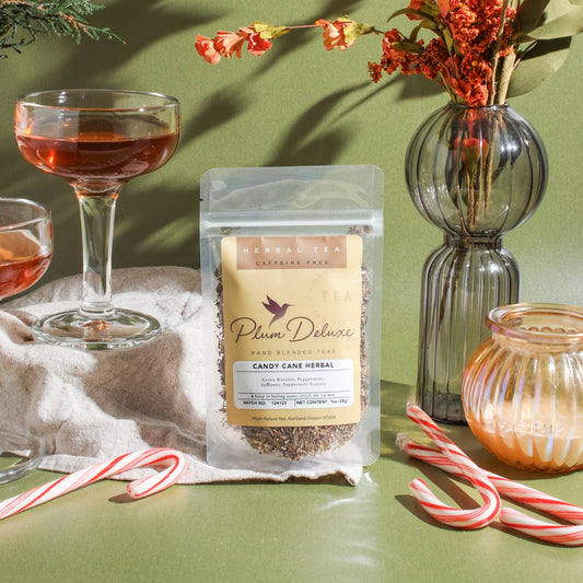 Candy Cane Herbal Holiday Loose Leaf Tea