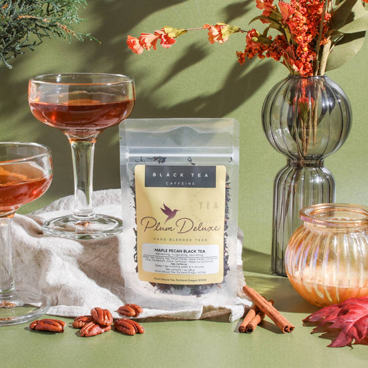 Maple Pecan Holiday Black Loose Leaf Tea