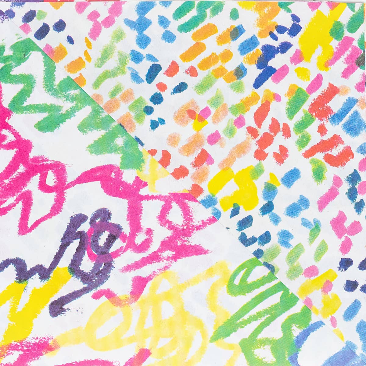 Funfetti/ Squiggles Party ‚Ä¢ Double-Sided Eco Wrapping Paper