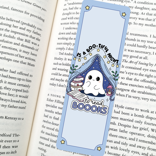 Bootiful Night To Read Bookmark