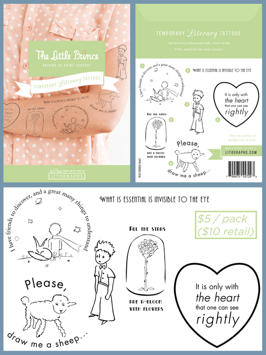 The Little Prince - Tattoo Pack (6 Designs)