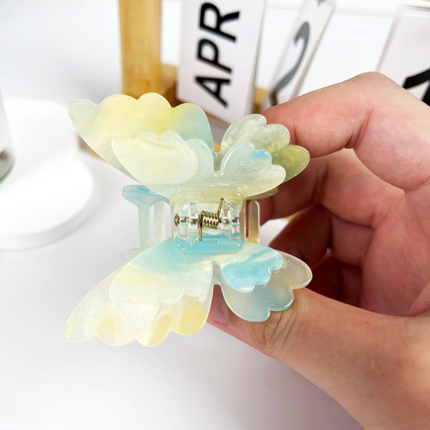 1.77" Colorful Butterfly Hair Clips