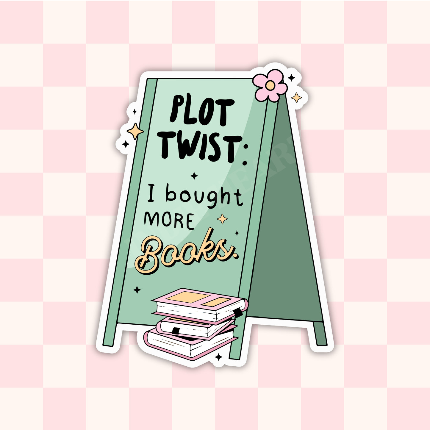 Plot Twist Vinyl Sticker