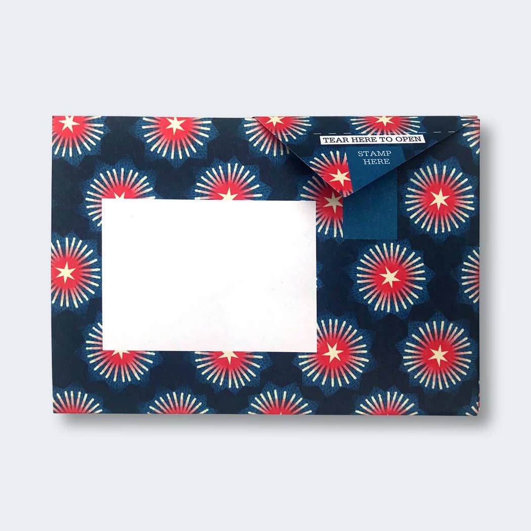 Starburst Pigeon letter pack