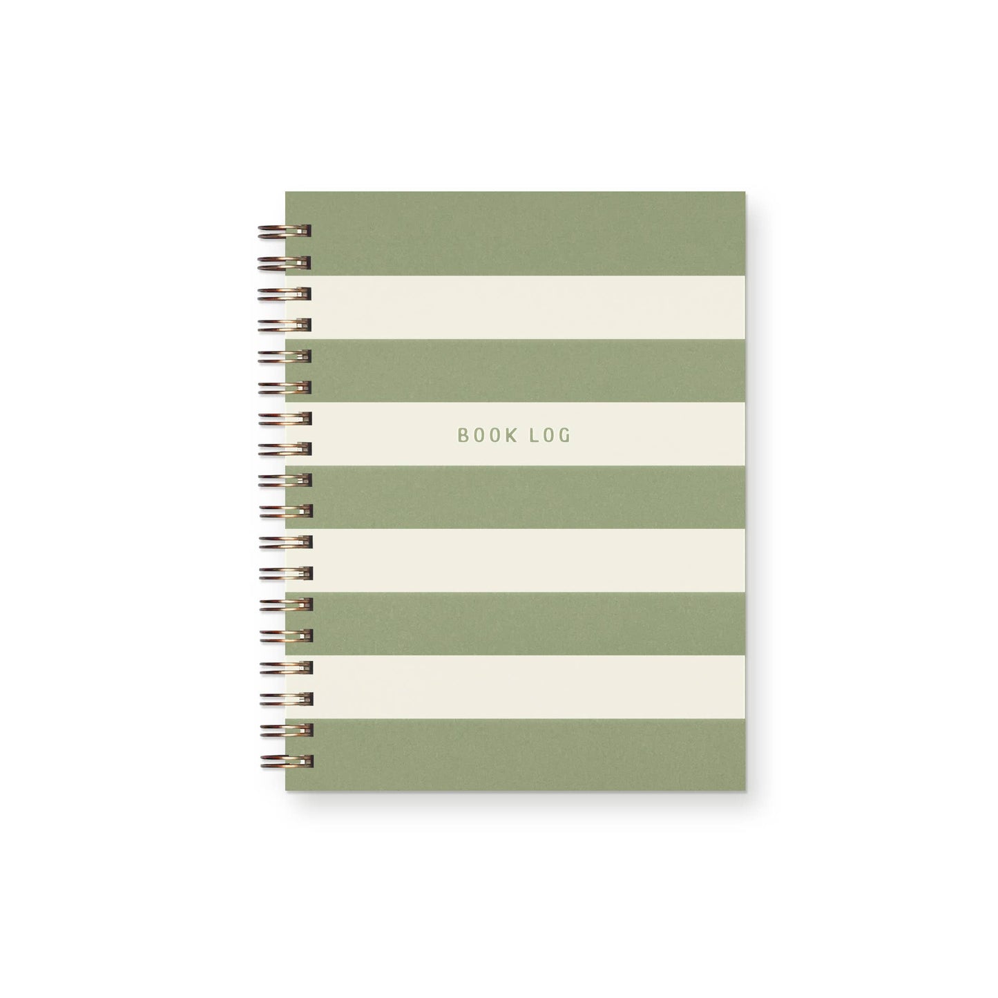 Striped Book Log Journal