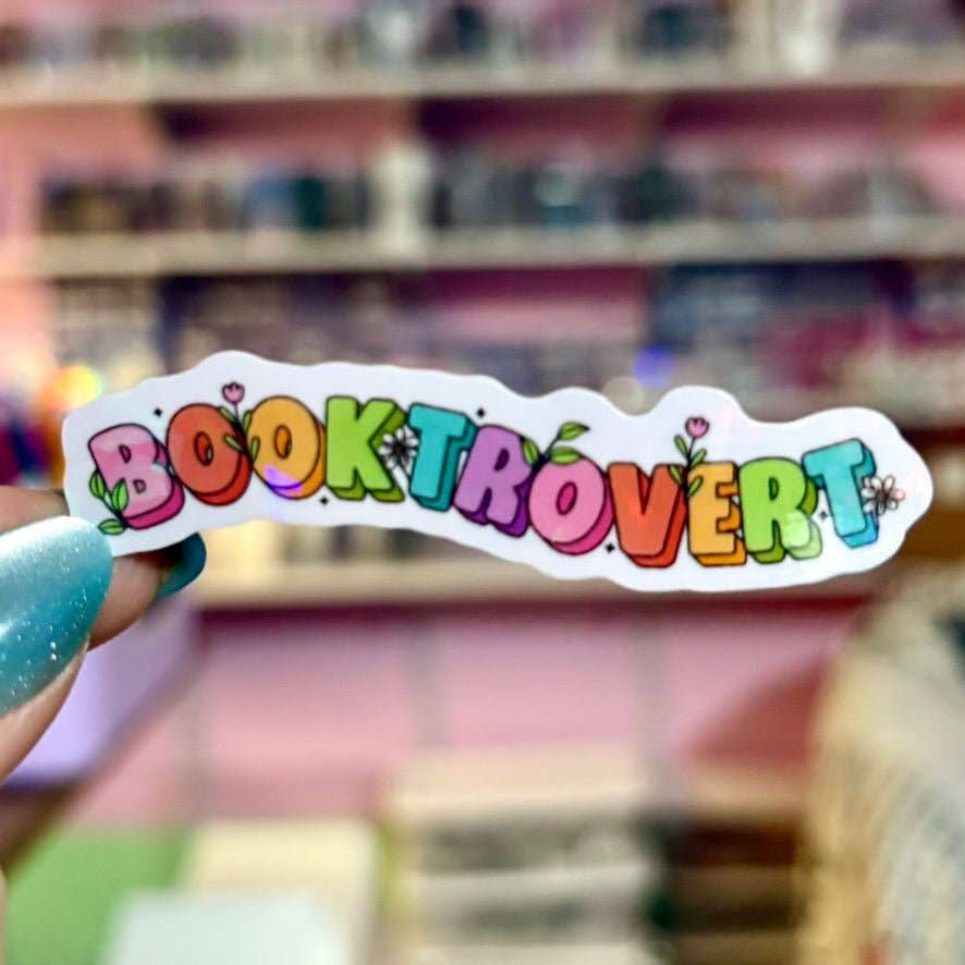 Booktrovert Sticker