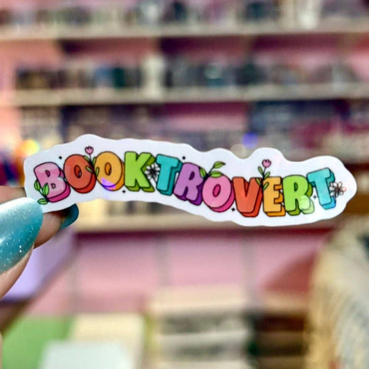 Booktrovert Sticker