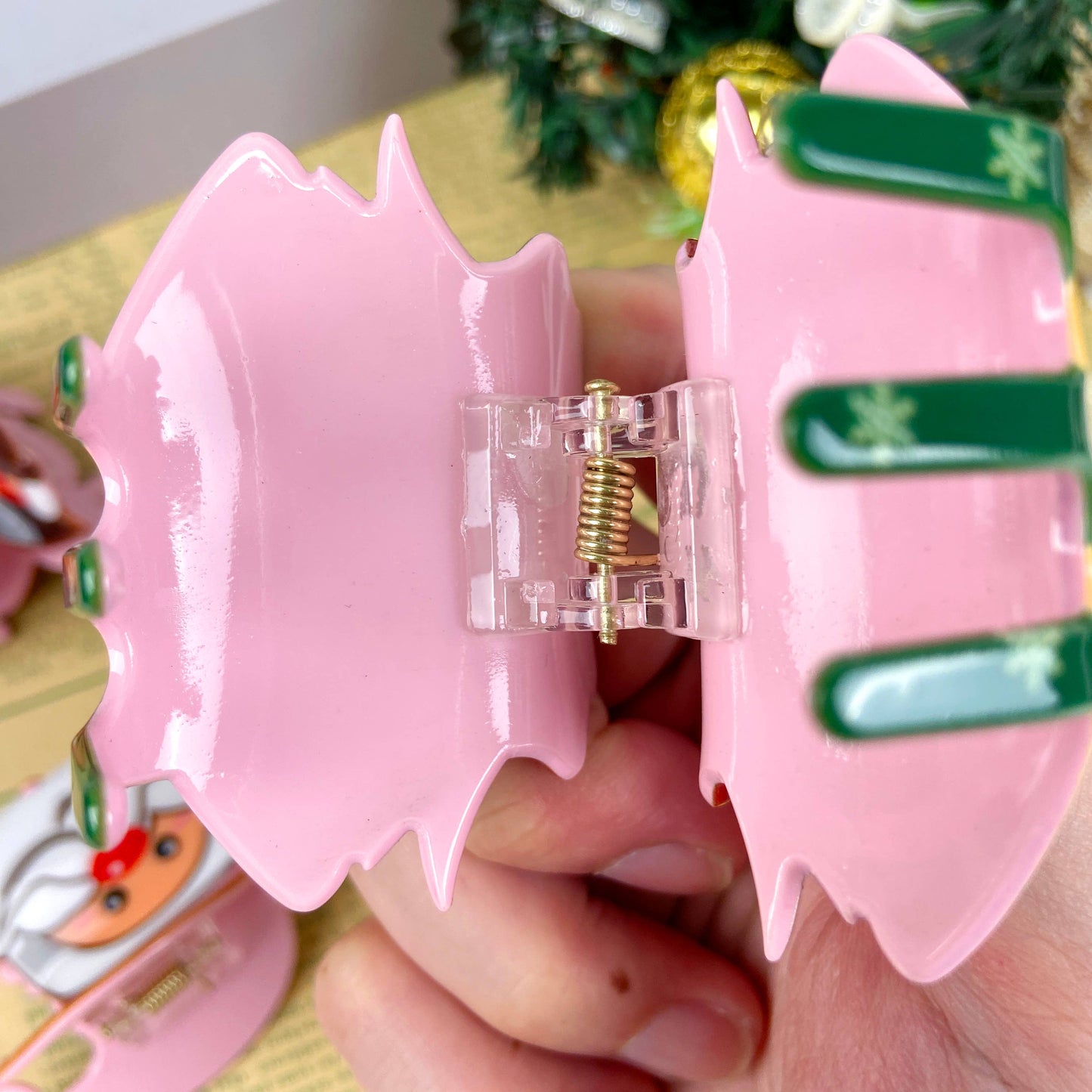 Santa Claus elk cartoon cute claw clip