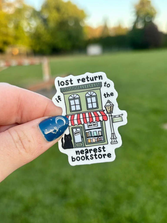 If Lost Return to the Nearest Bookstore Sticker