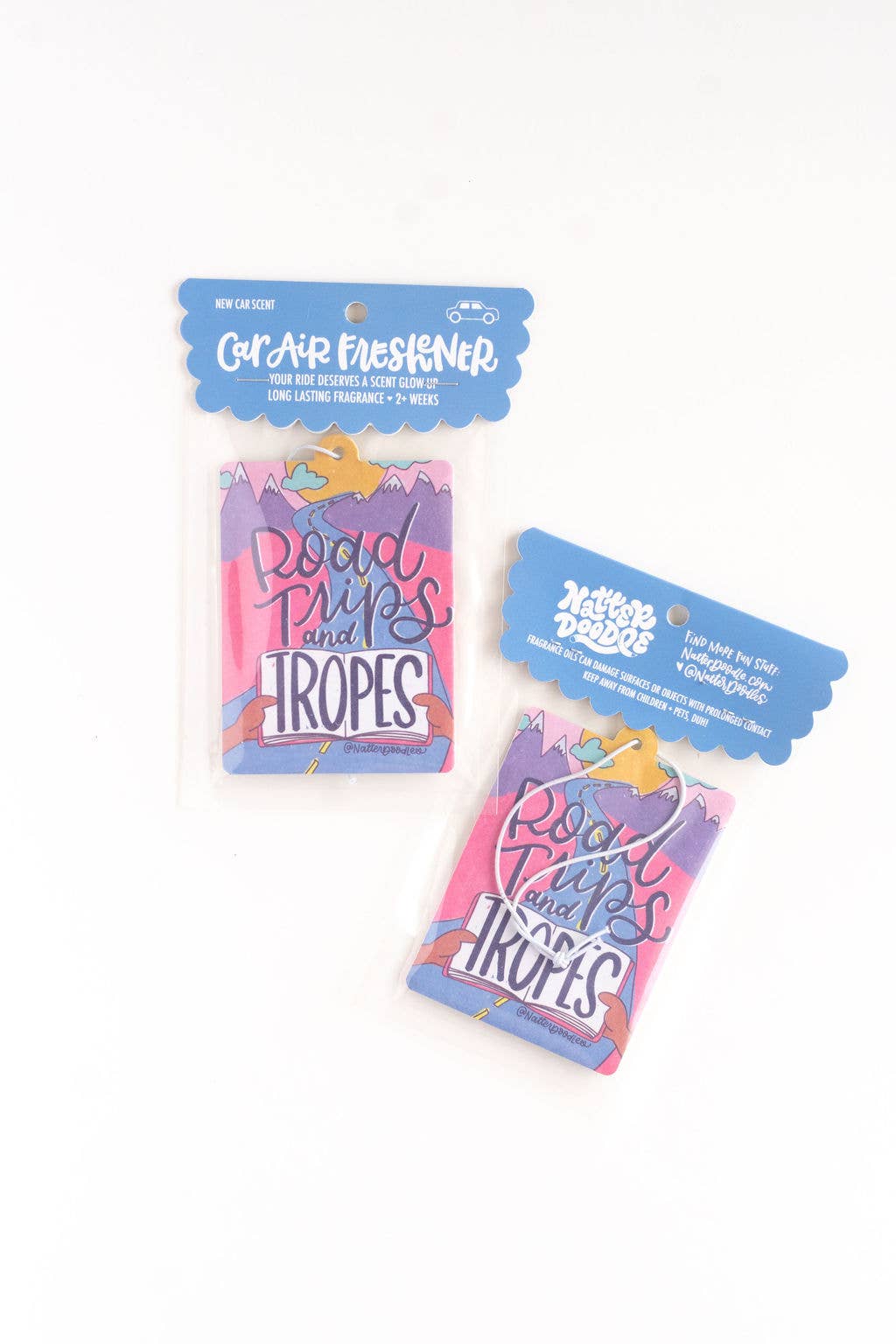 Road Trips & Tropes Reading Bookish New Car Air Freshener