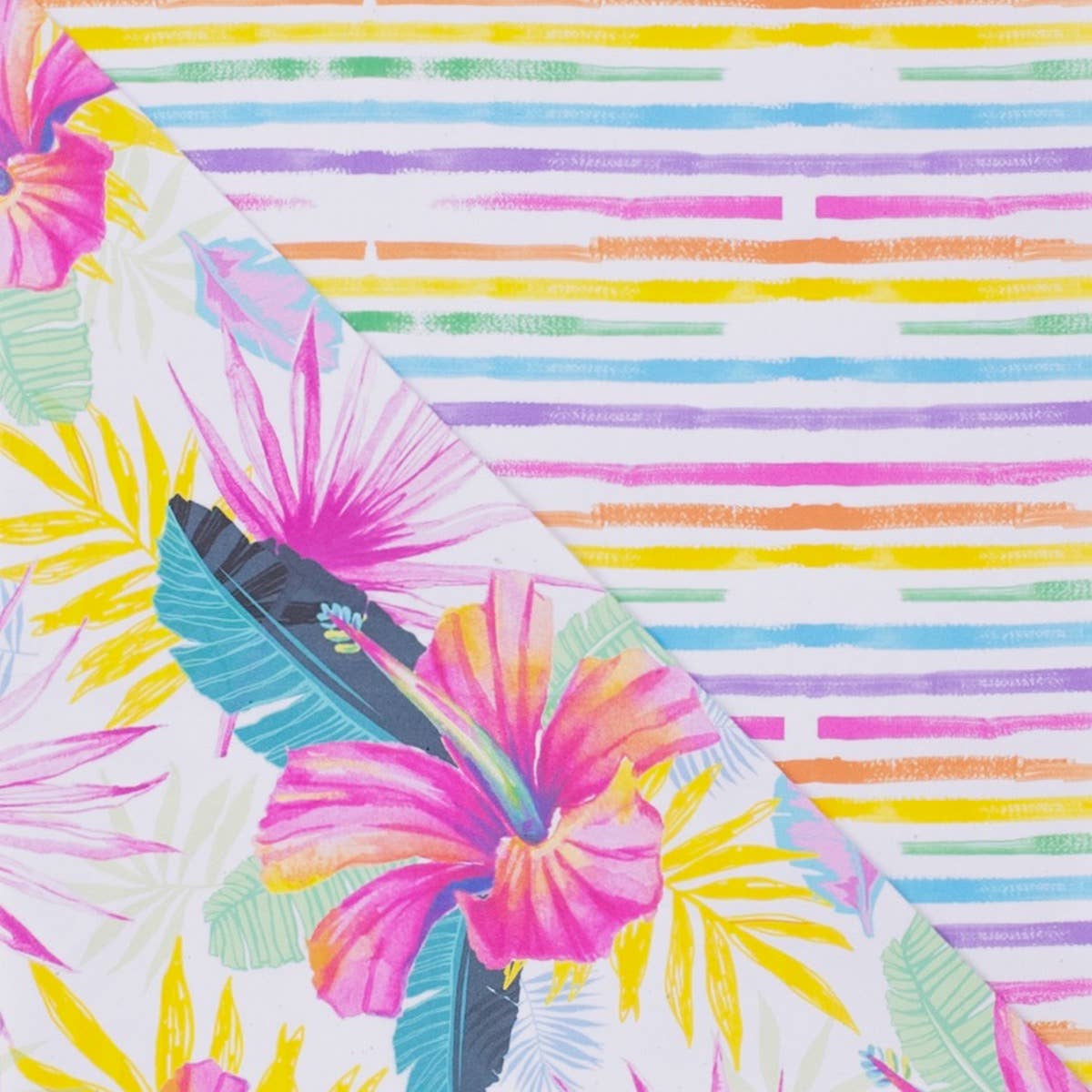 Hibiscus Fan Palm ‚Ä¢ Double-sided Eco Wrapping Paper‚Ä¢Everyday