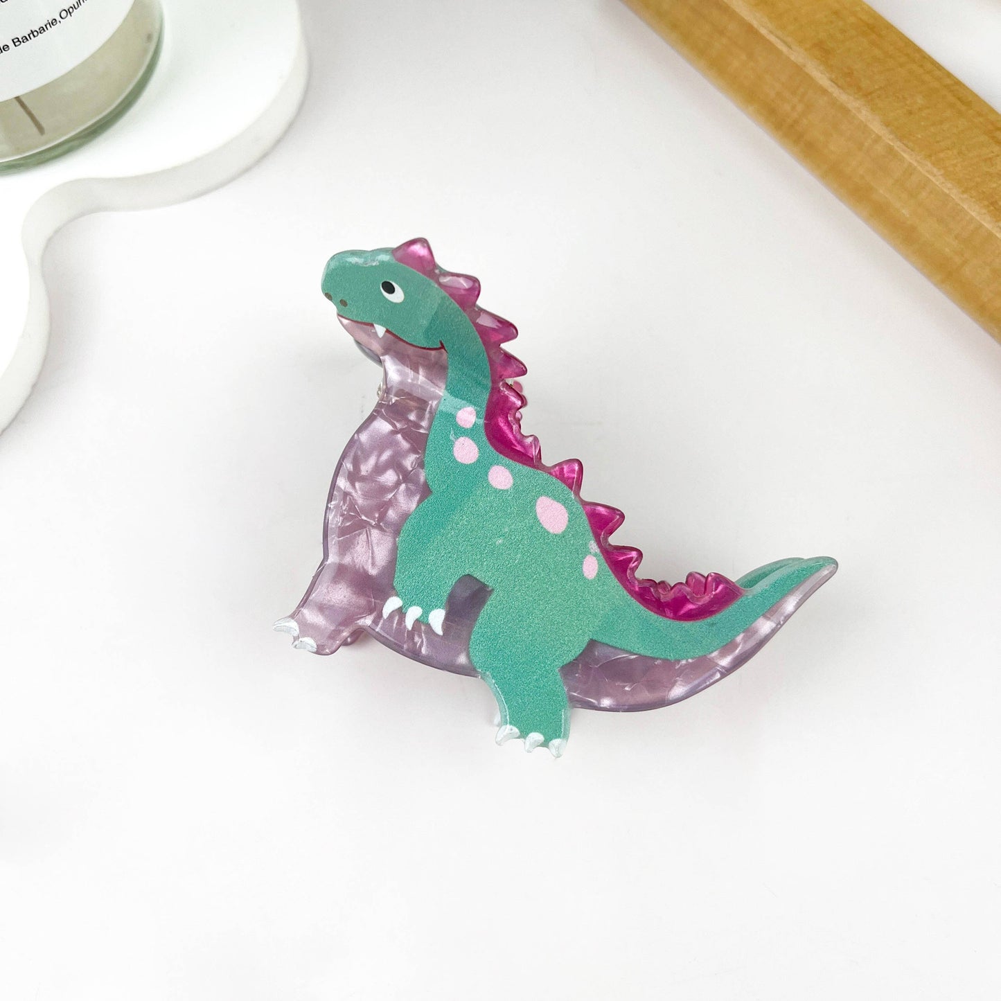 Dinosaur Animal Acrylic Hair Clip