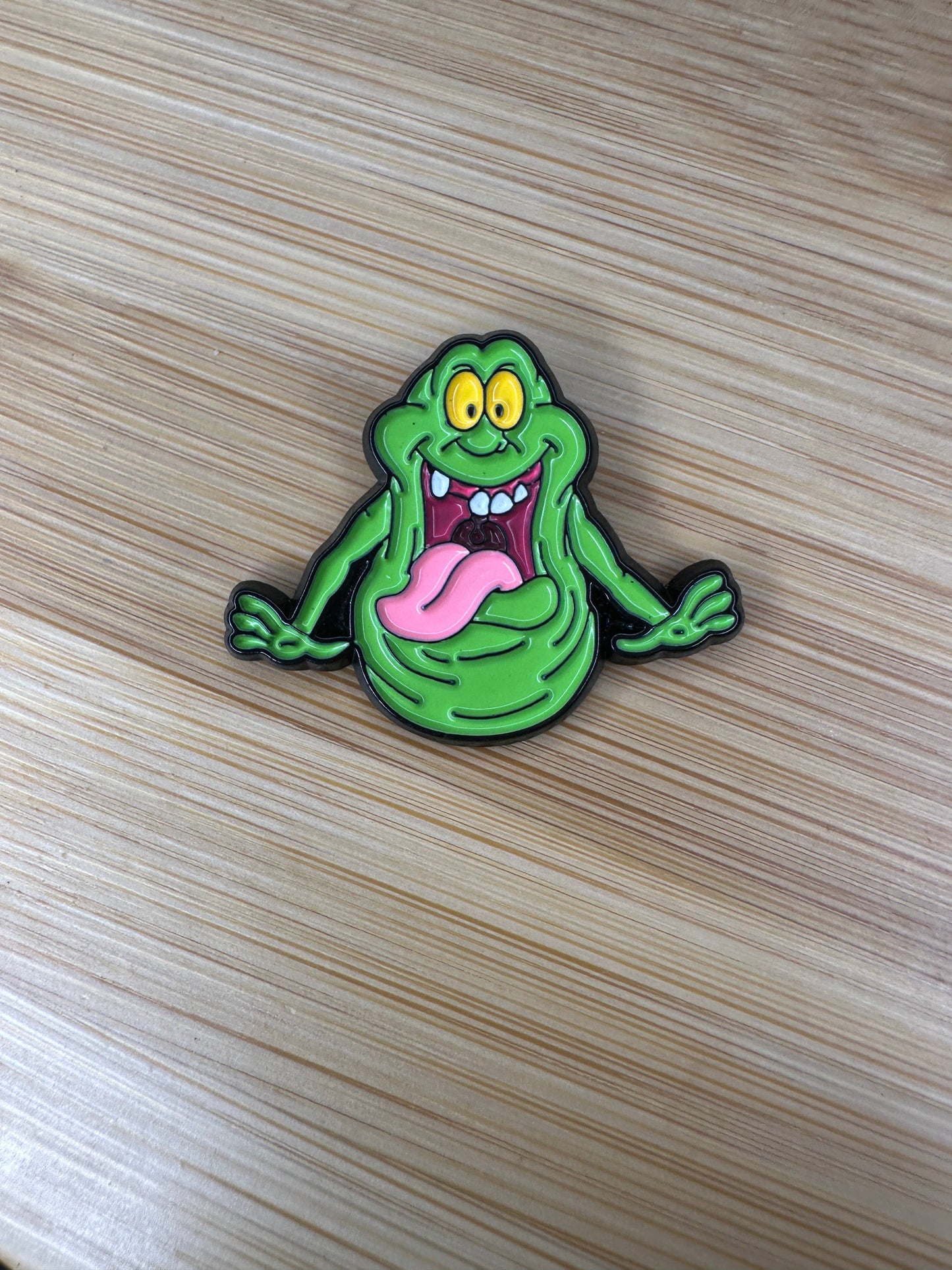 Slimer Enamel Pin - Ghostbusters - Who You Gonna Call?