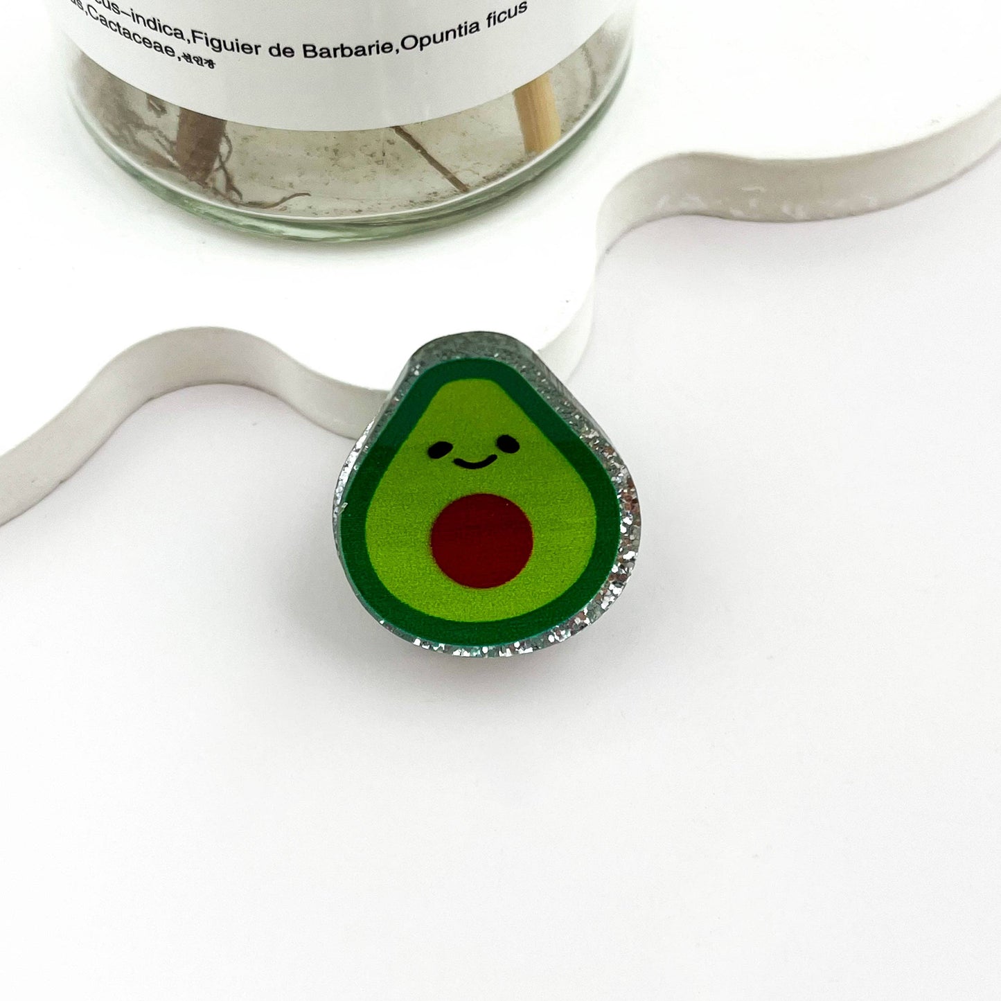 🍓 Mini Sparkly Fruit Hair Claw – Cute Glitter Clip ✨