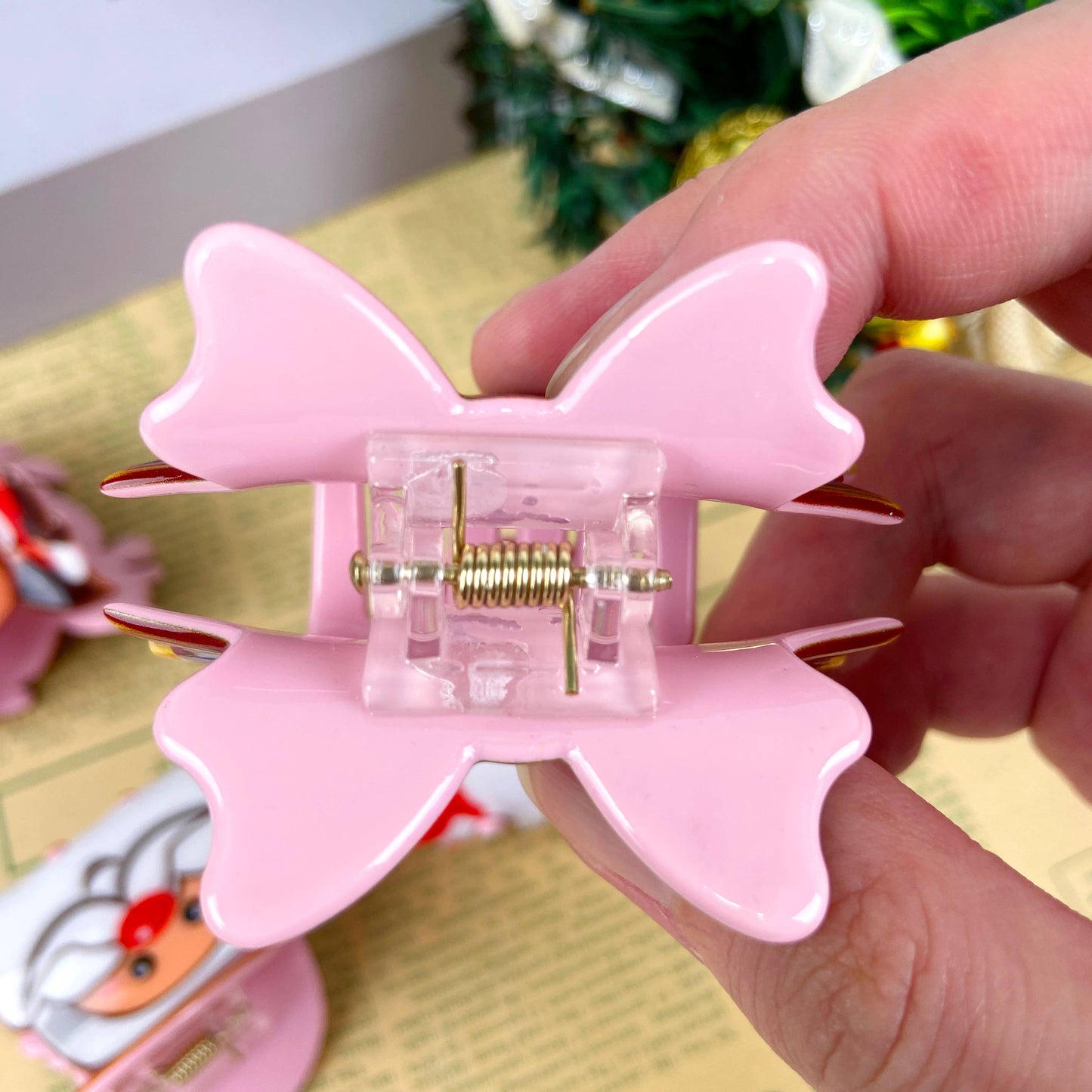 Santa Claus elk cartoon cute claw clip