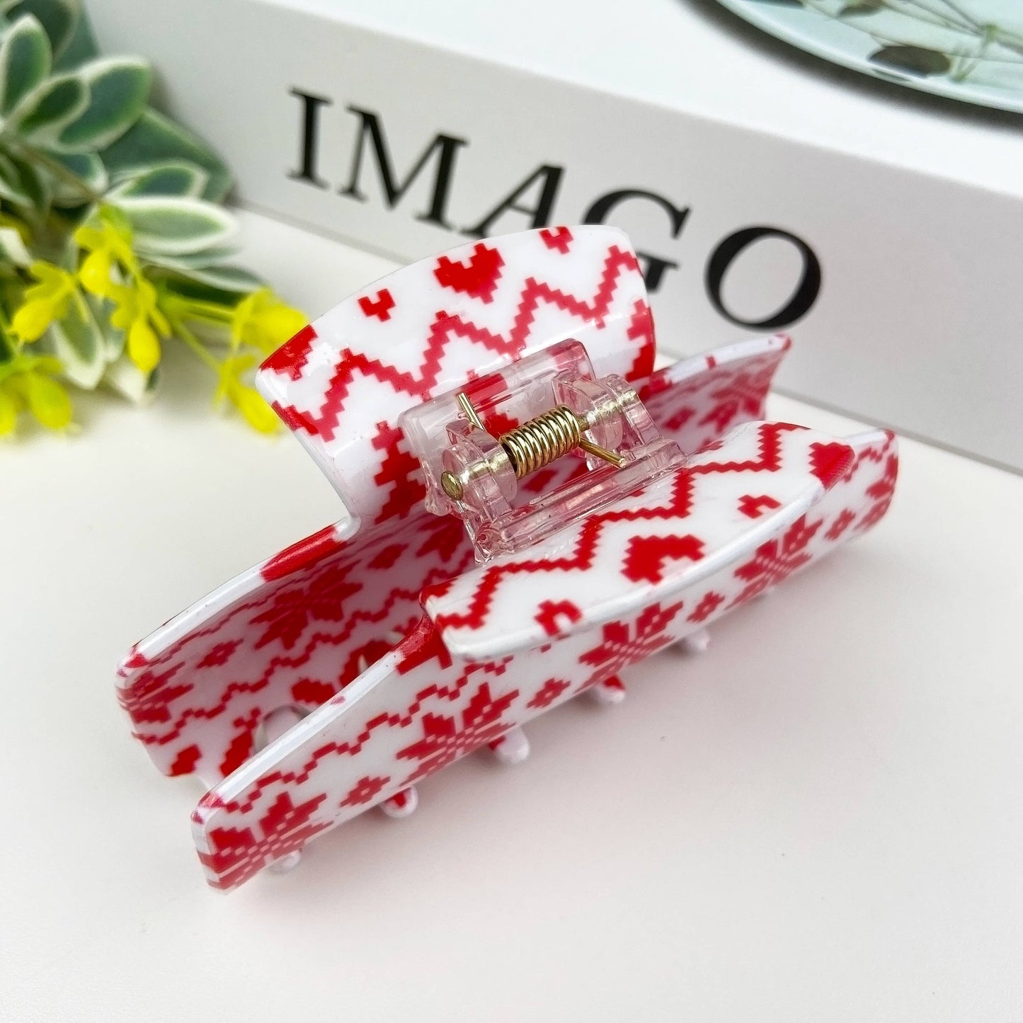 Christmas cute sweet hair clip elk