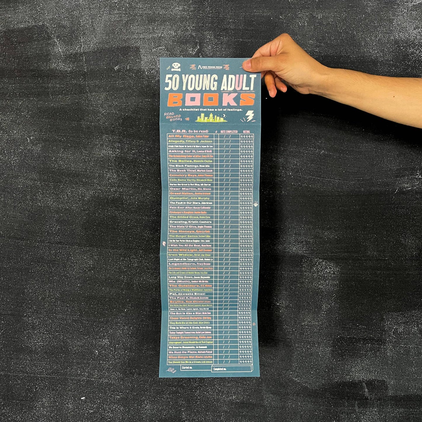 50 Young Adult (YA) Books: A Checklist With Lots of Feelings