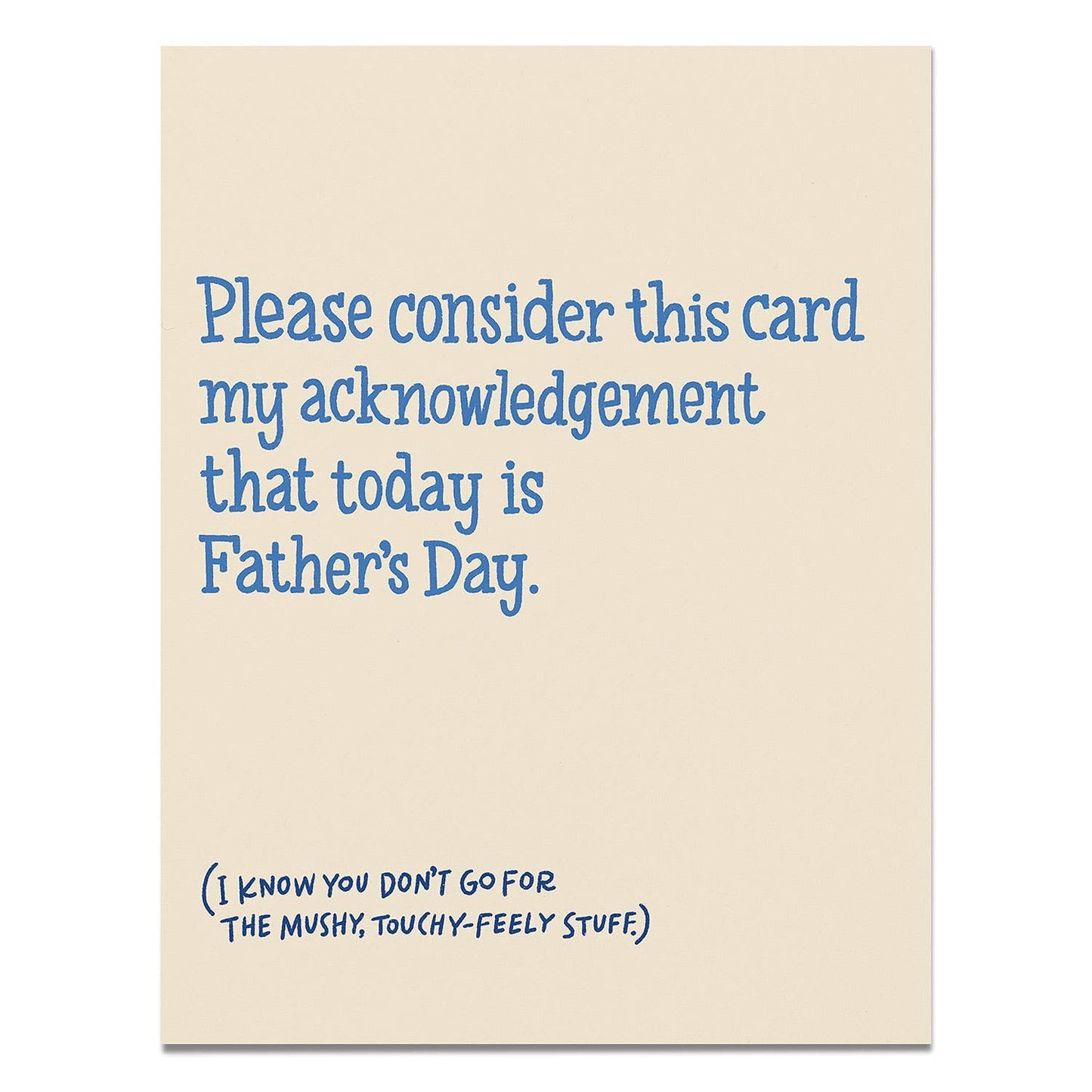 Father‚Äôs Day Acknowledgment Card