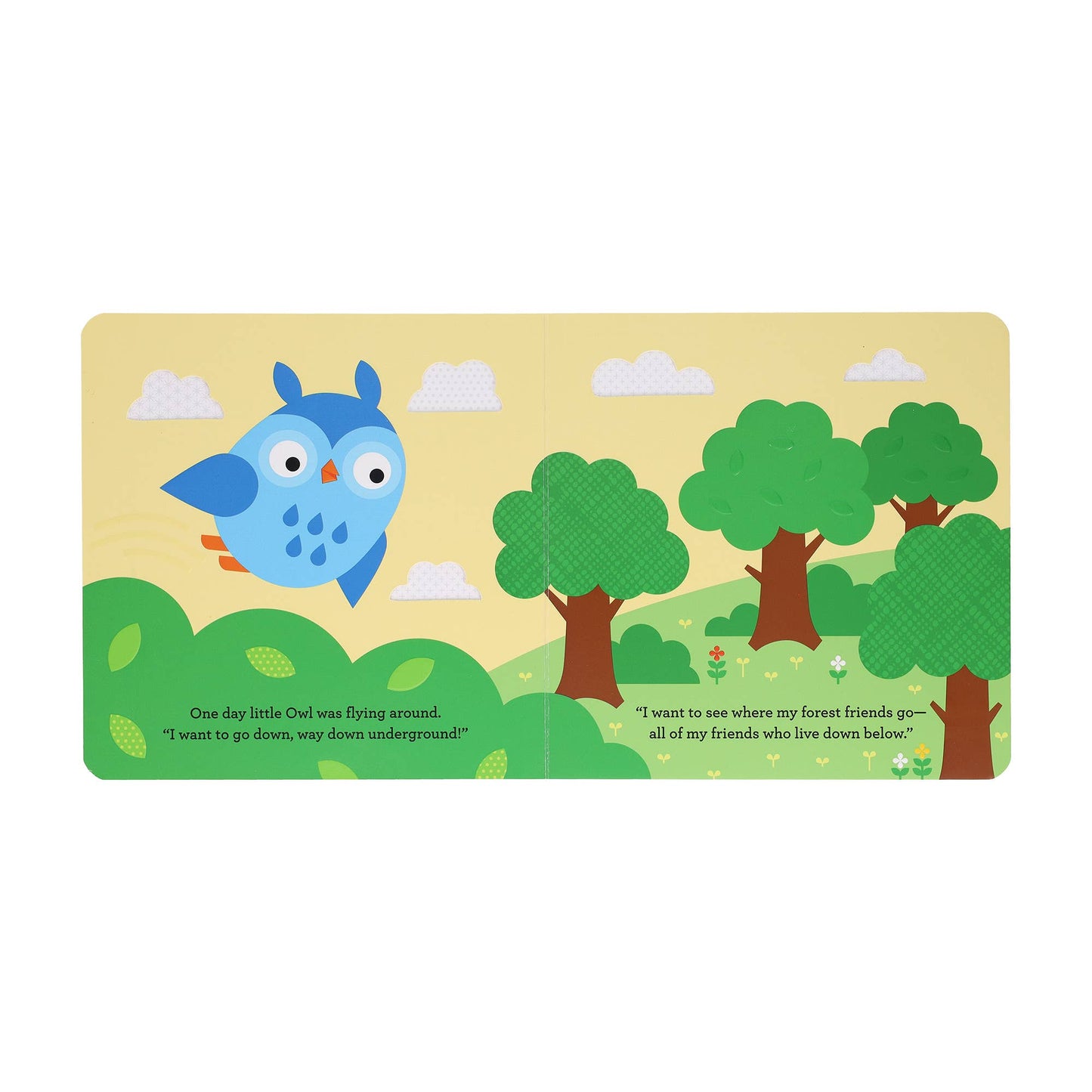 A Find and Feel Book: Down, Down, Under the Ground