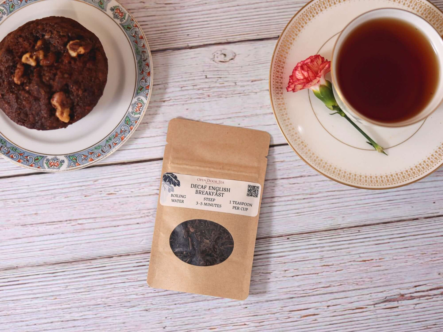 Decaf English Breakfast | Organic Black Tea | Bulk or Retail