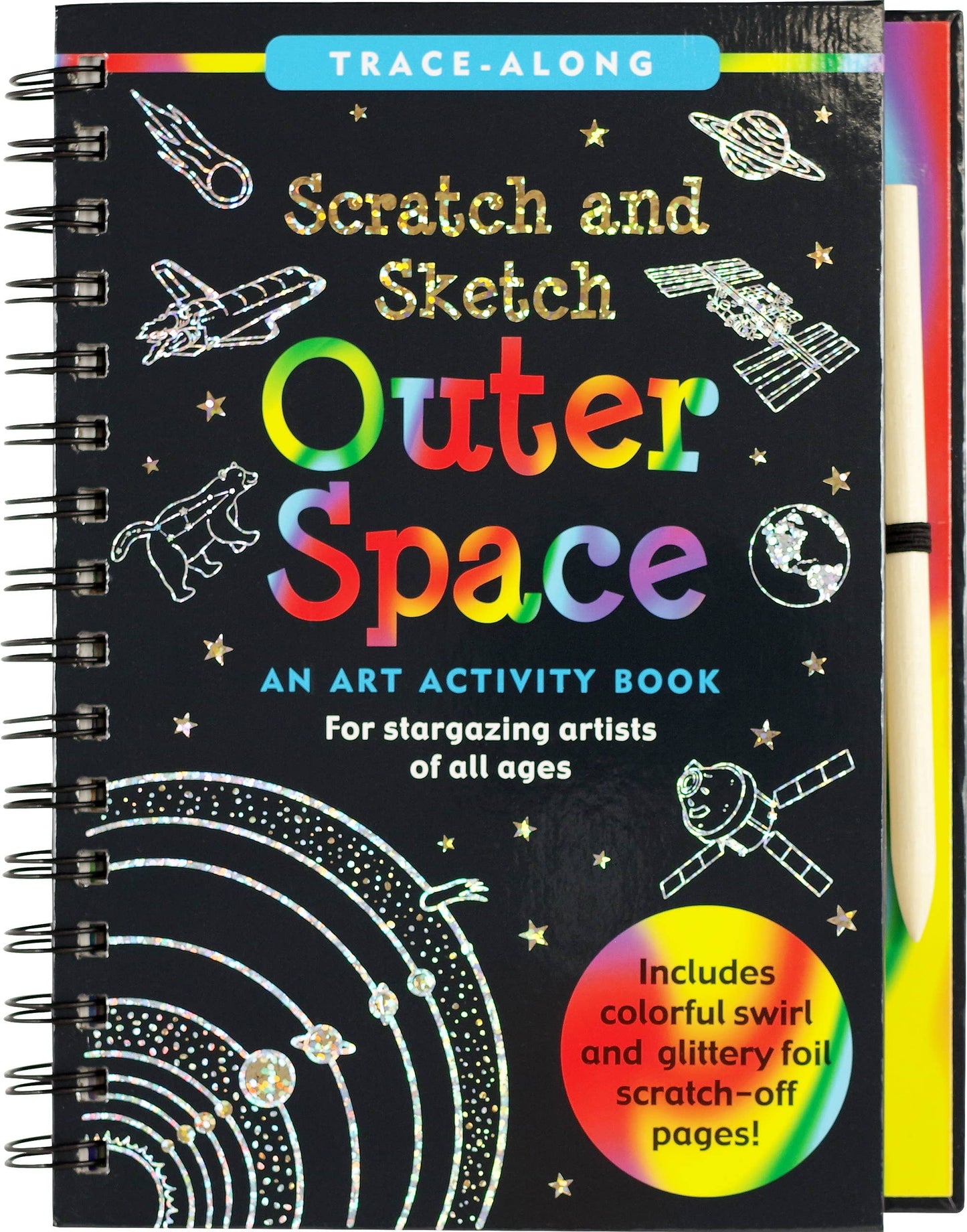 Outer Space Scratch and Sketch