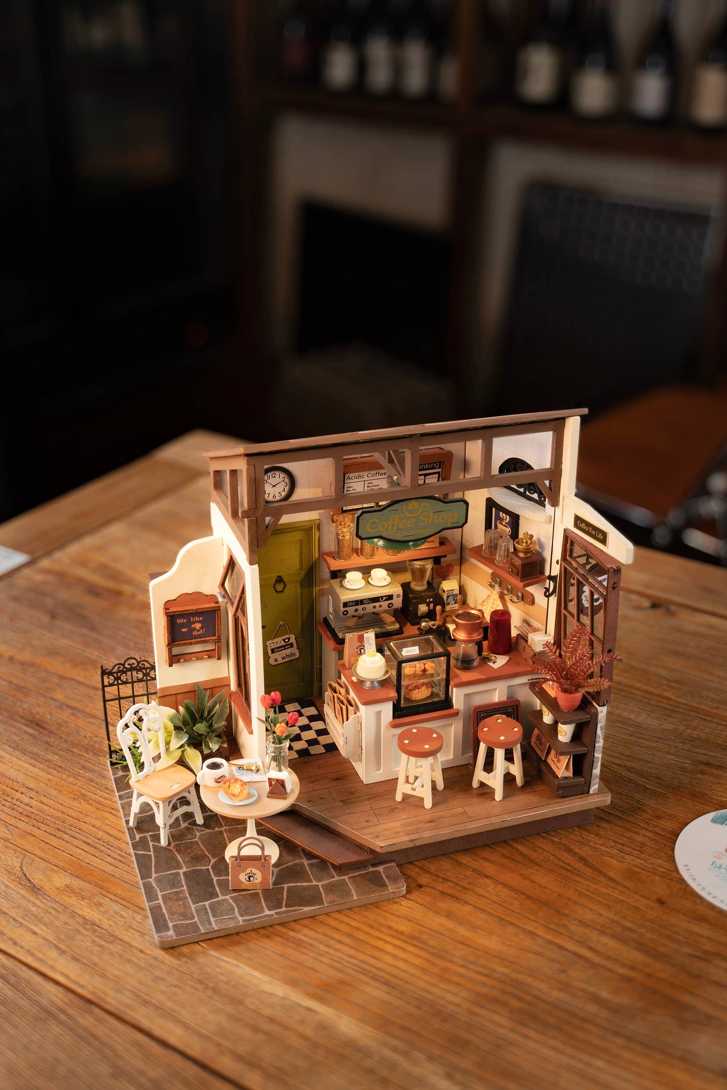 DIY Miniature House Kit: No. 17 Caf√©