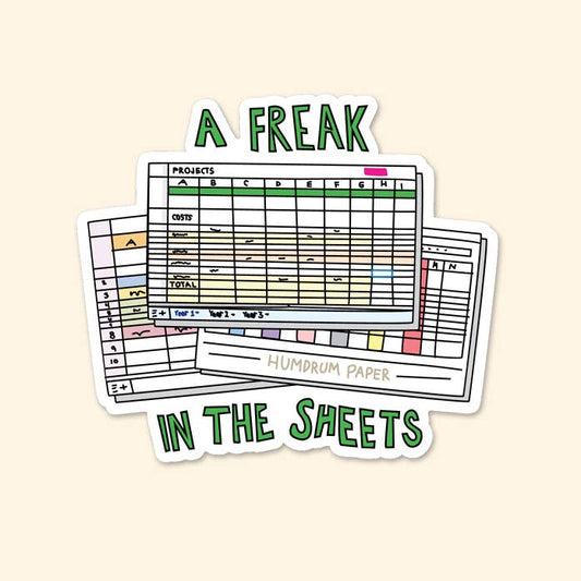Freak in the Sheets - Excel Sticker