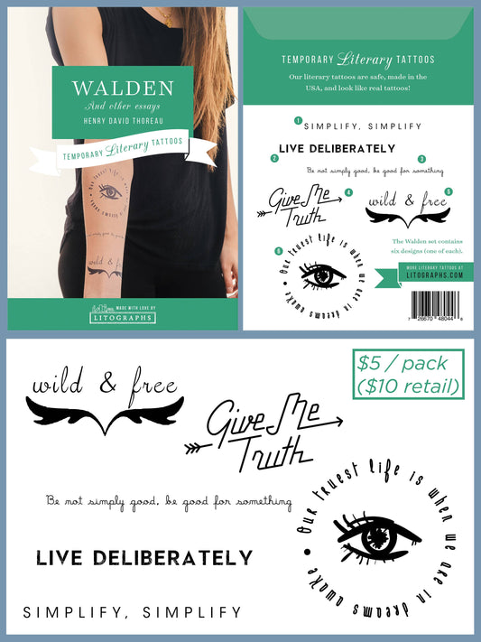 Walden - Tattoo Pack (6 designs)