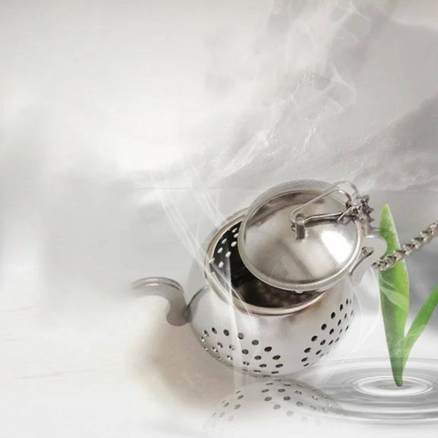 Tea Pot Infuser for Boutique Bliss, Loose Tea  Silver Color