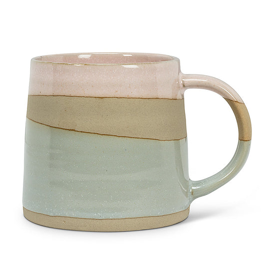 Pnk/Blu Rustic Style Mug