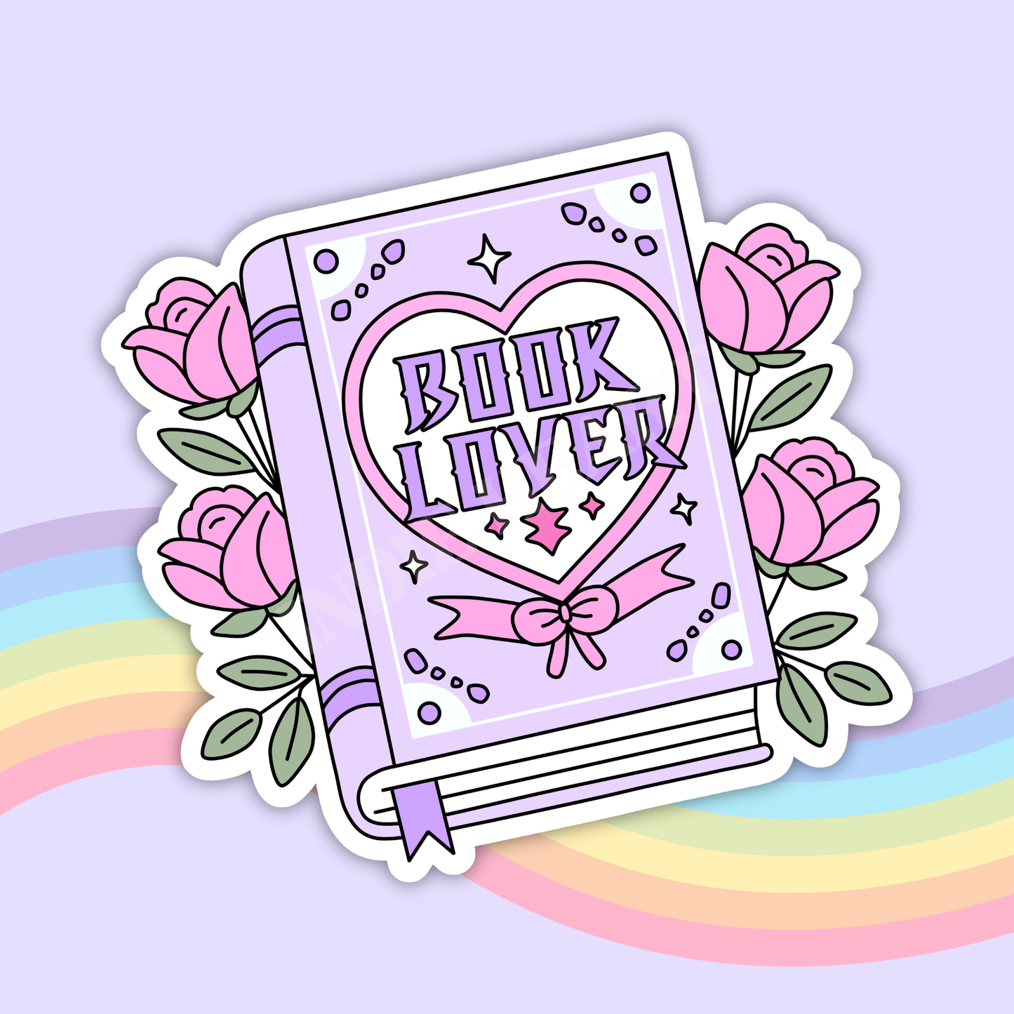 Book Love Sticker