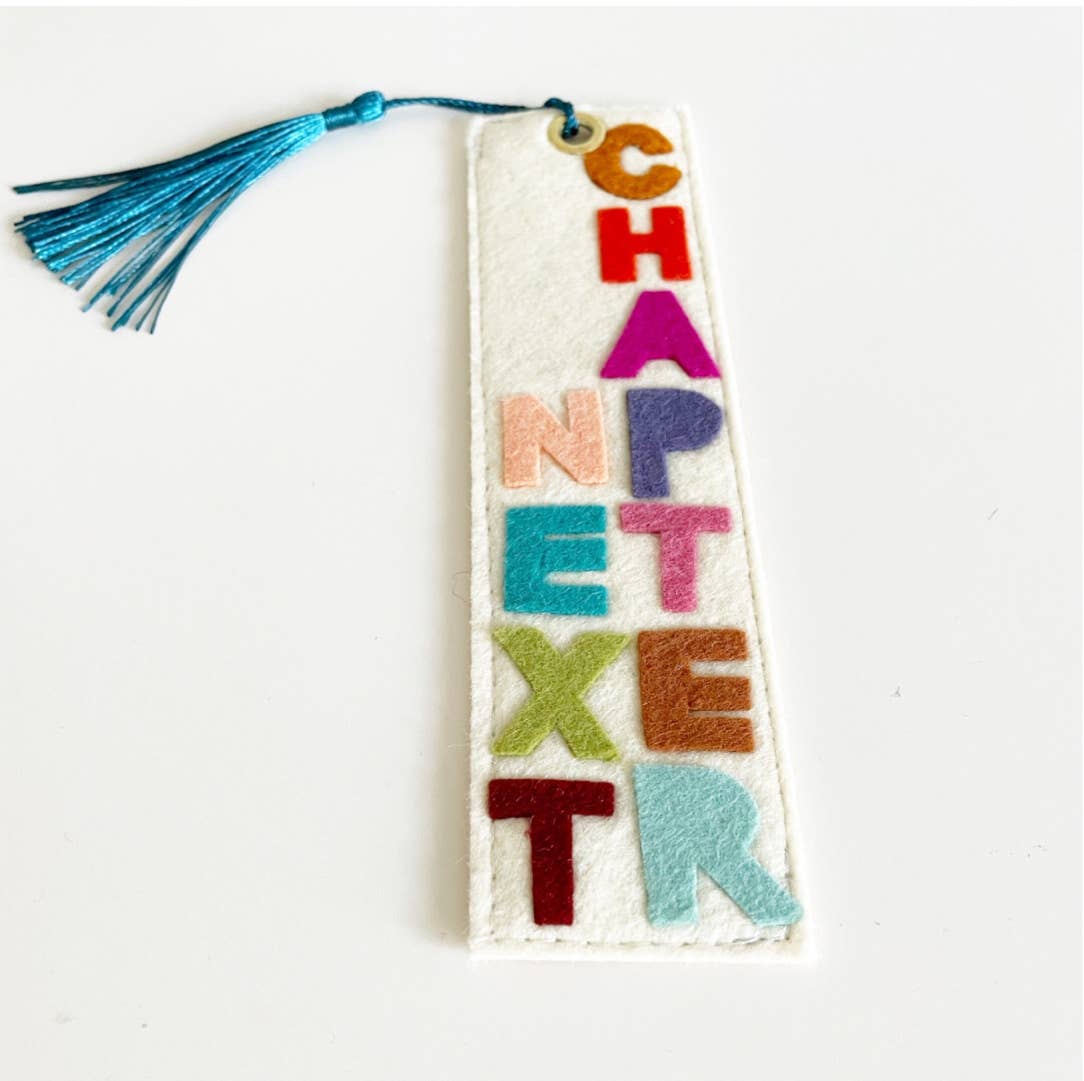 Next Chapter Felt Bookmark