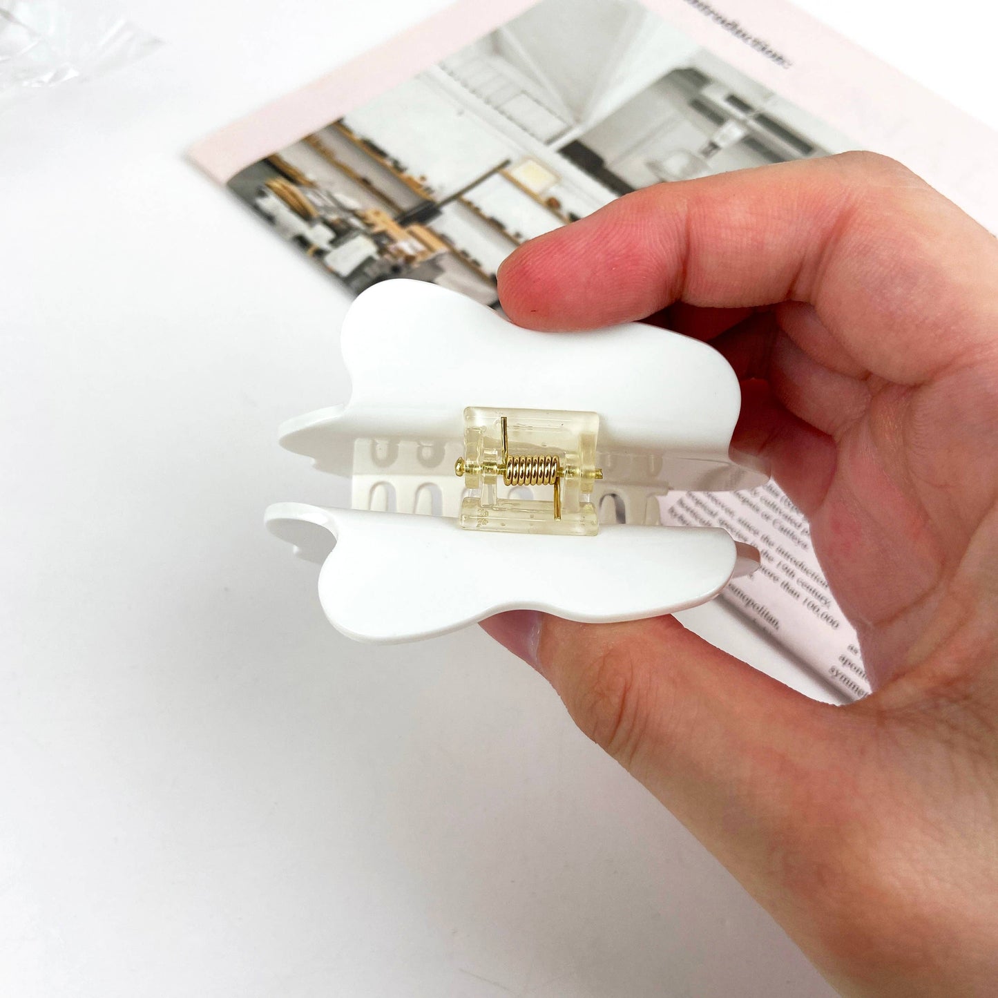 Acetate Poached Egg Claw Clip Hair Clips