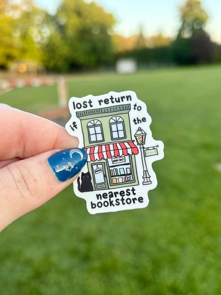 If Lost Return to the Nearest Bookstore Sticker
