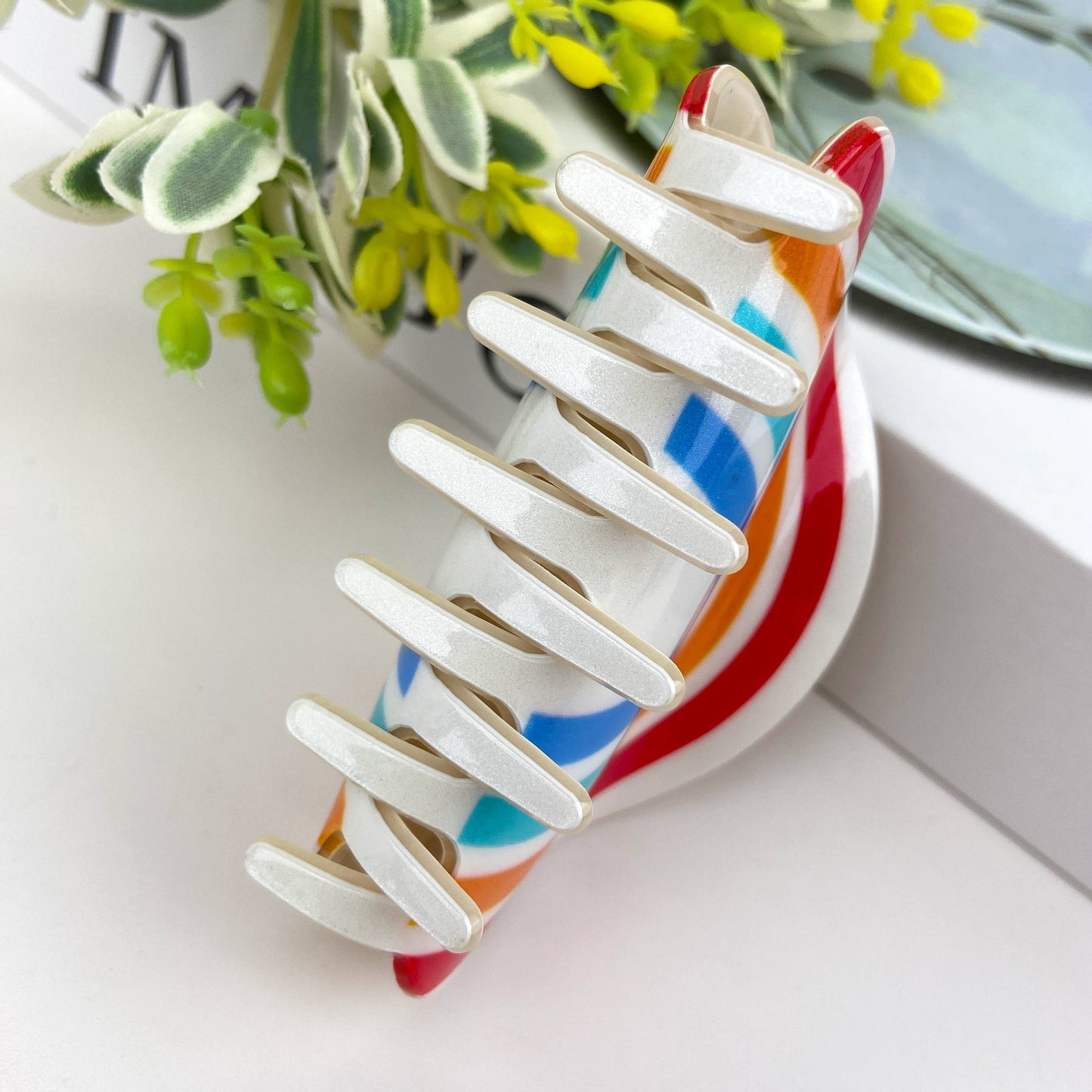 Cute Cartoon Rainbow Hair Clip