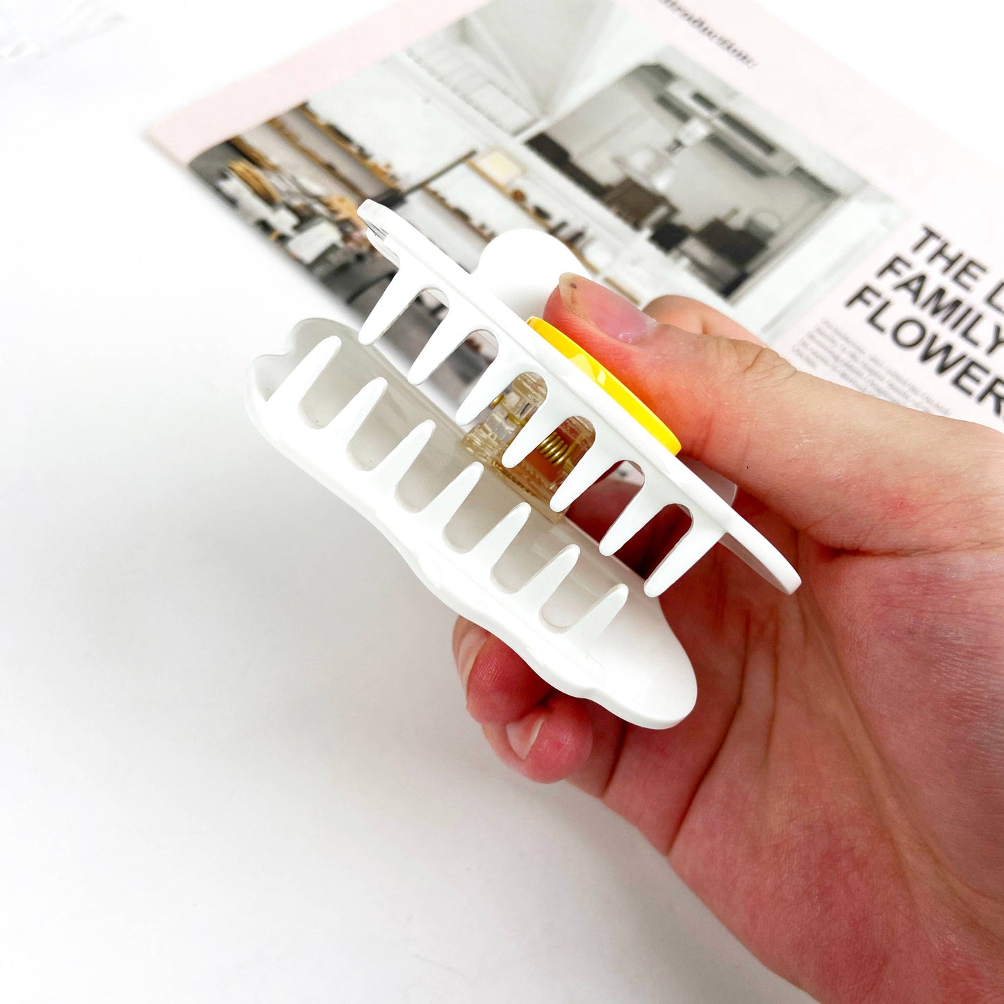 Acetate Poached Egg Claw Clip Hair Clips