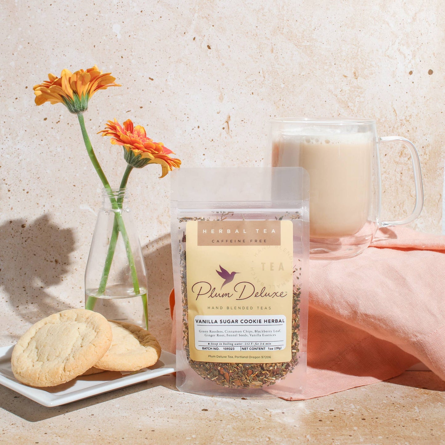 Vanilla Sugar Cookie Herbal Tea - Loose Leaf Dessert Tea