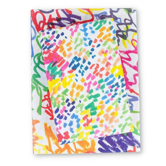Funfetti/ Squiggles Party ‚Ä¢ Double-Sided Eco Wrapping Paper