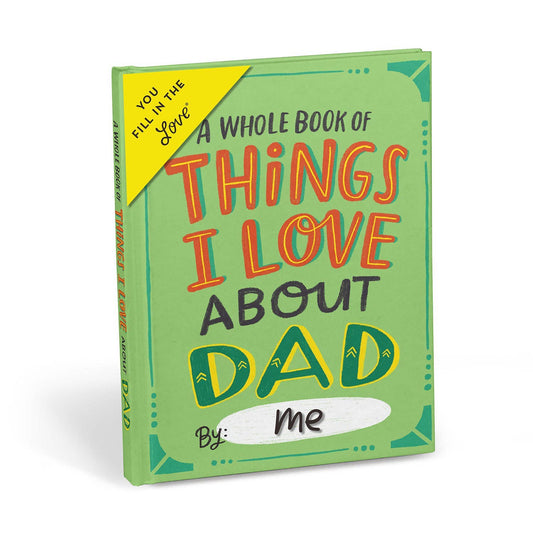About Dad Fill in the Love® Journal