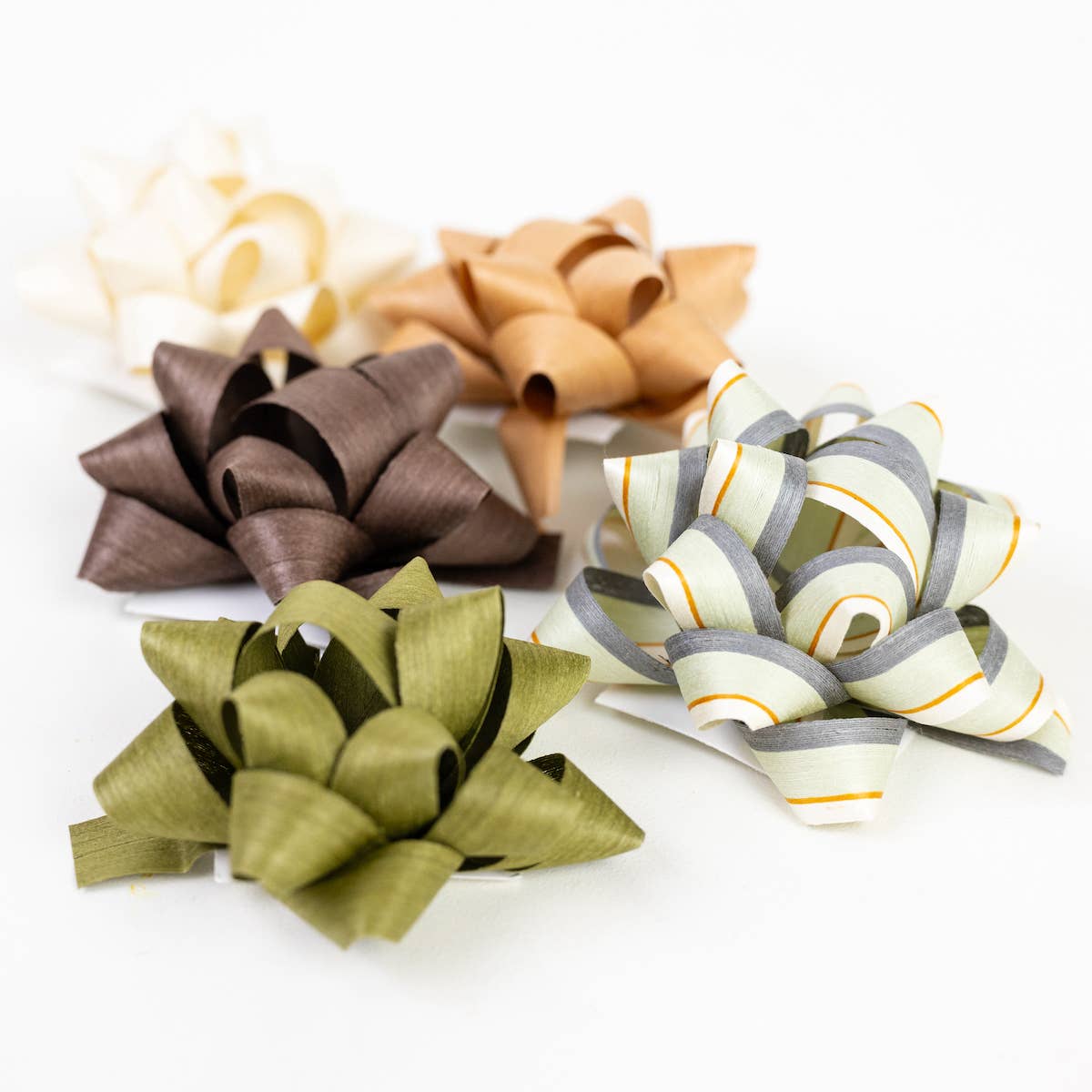 Eco Gift Bows ‚Ä¢ Artisanal Natural Cotton ‚Ä¢ Neutral Tones