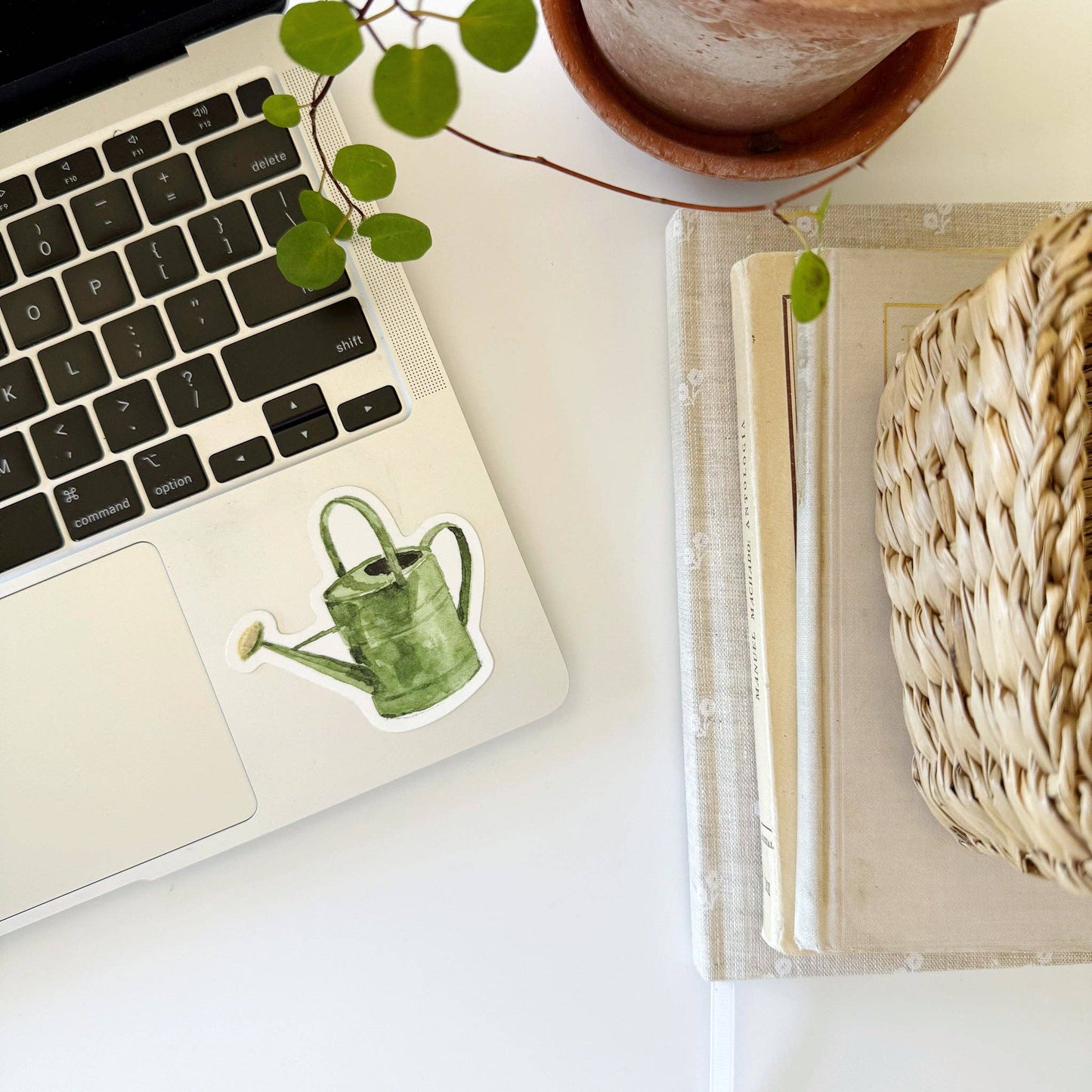 Watering can sticker