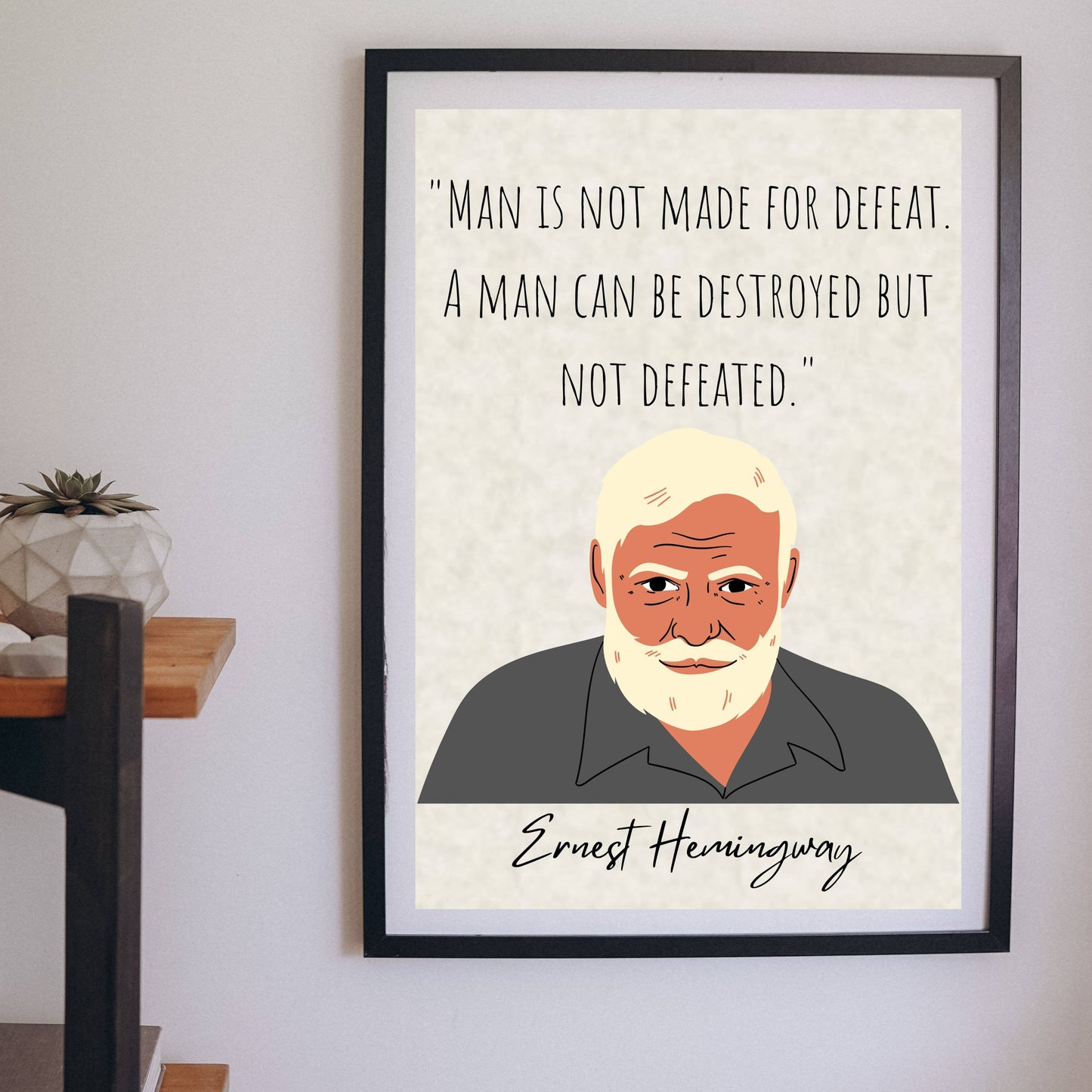 Author Series: Inspirational Quote Prints Vintage Styled