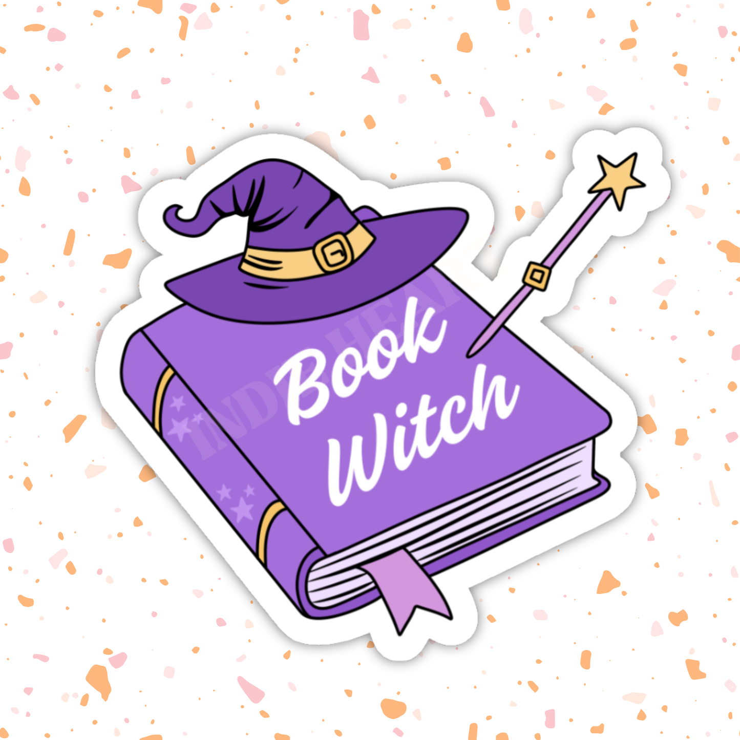 Book Witch Sticker