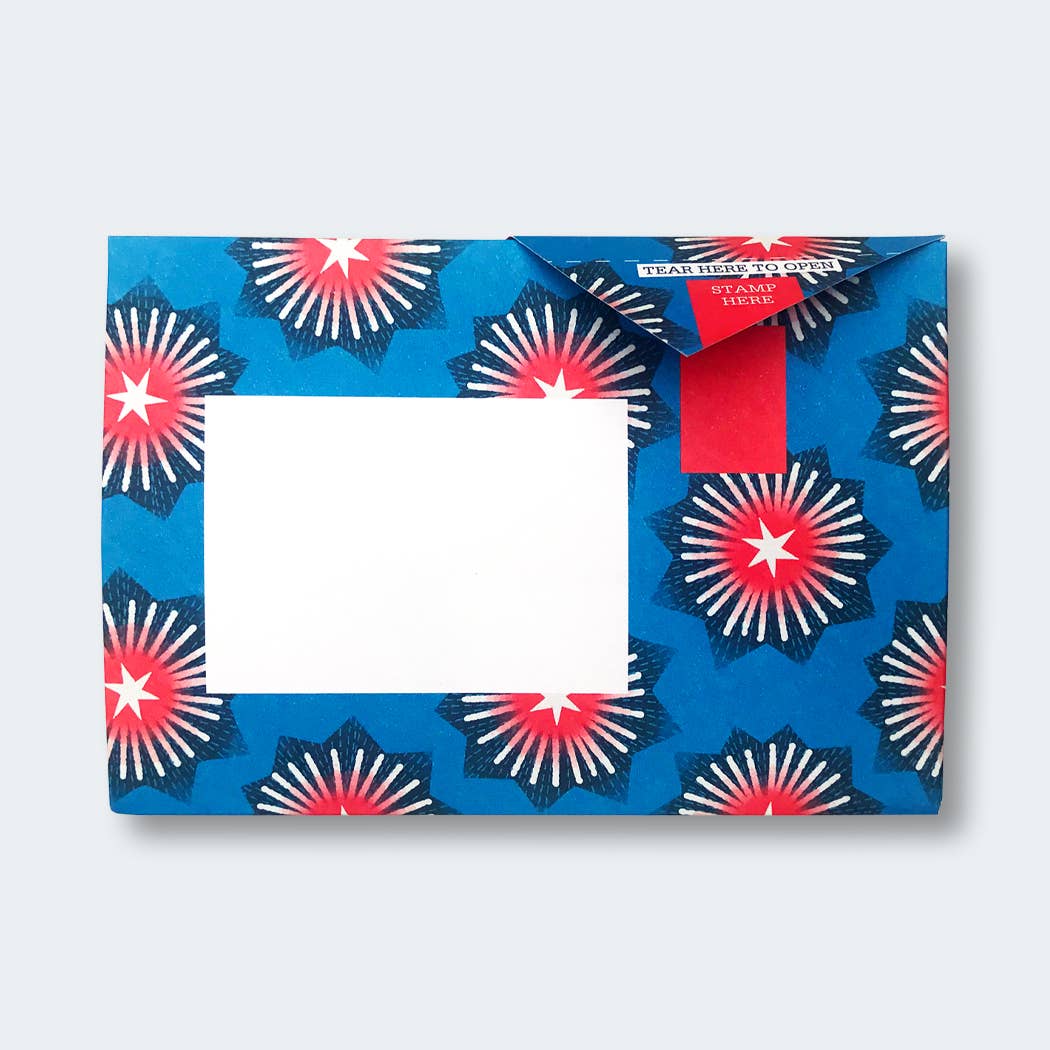 Starburst Pigeon letter pack