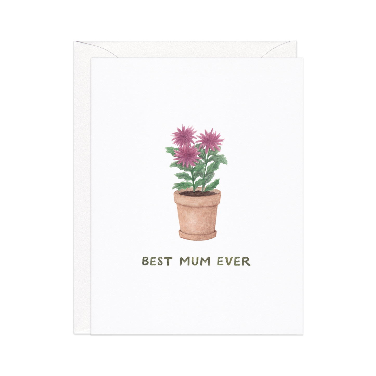 Best Mum Best Mom — Plant Pun Mother's Day Card