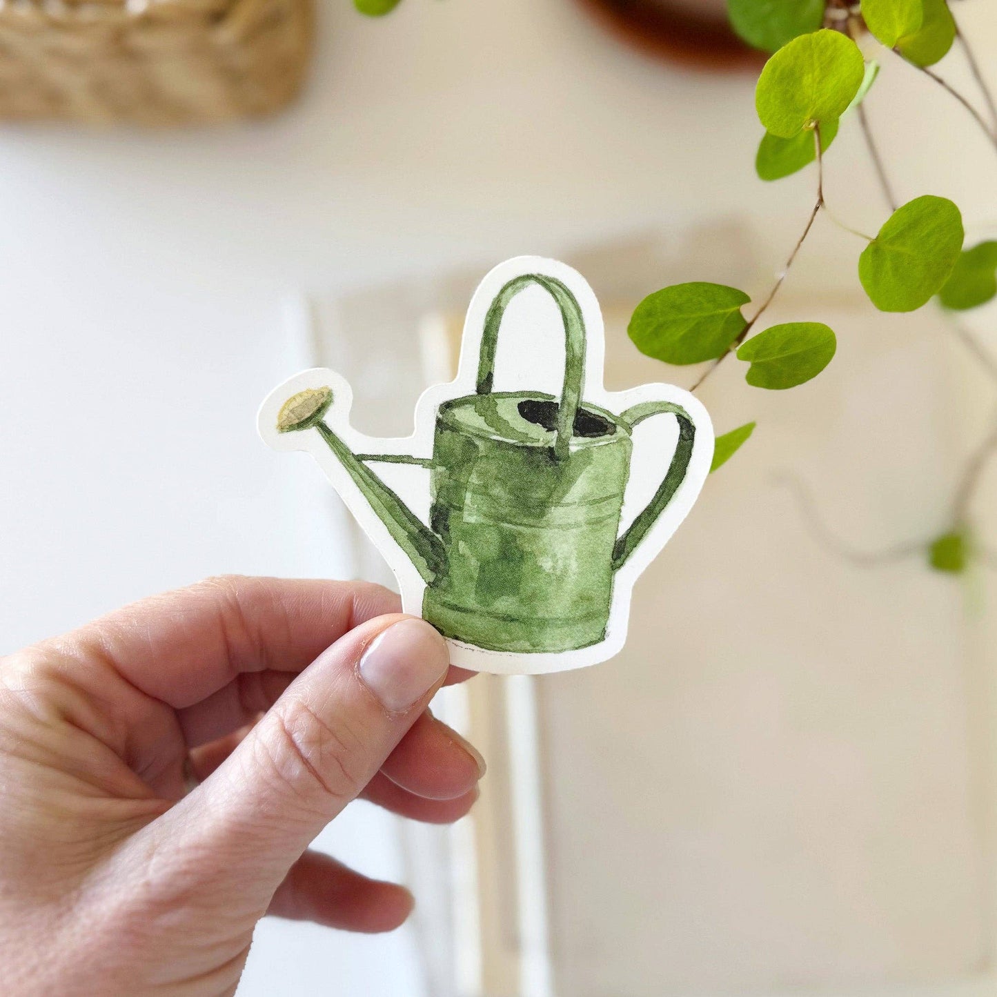 Watering can sticker