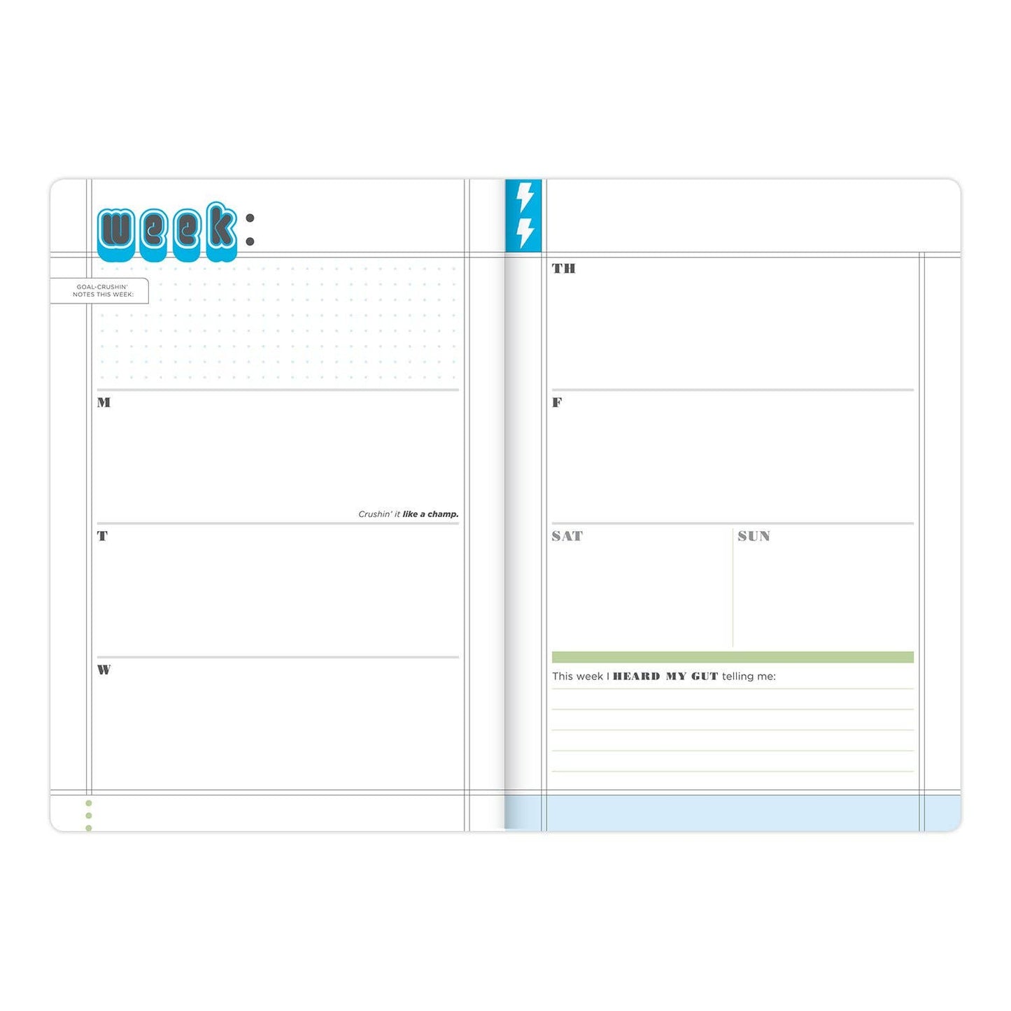 Crush Those Goals Large Hardcover Planner
