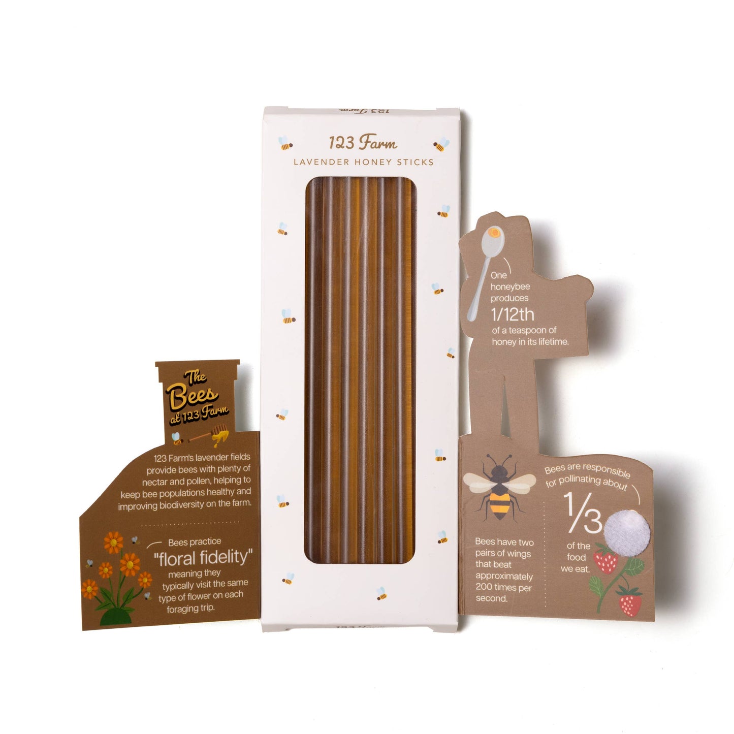 Lavender Honey Sticks ‚Äì 10 Pack with Storybook Style Design